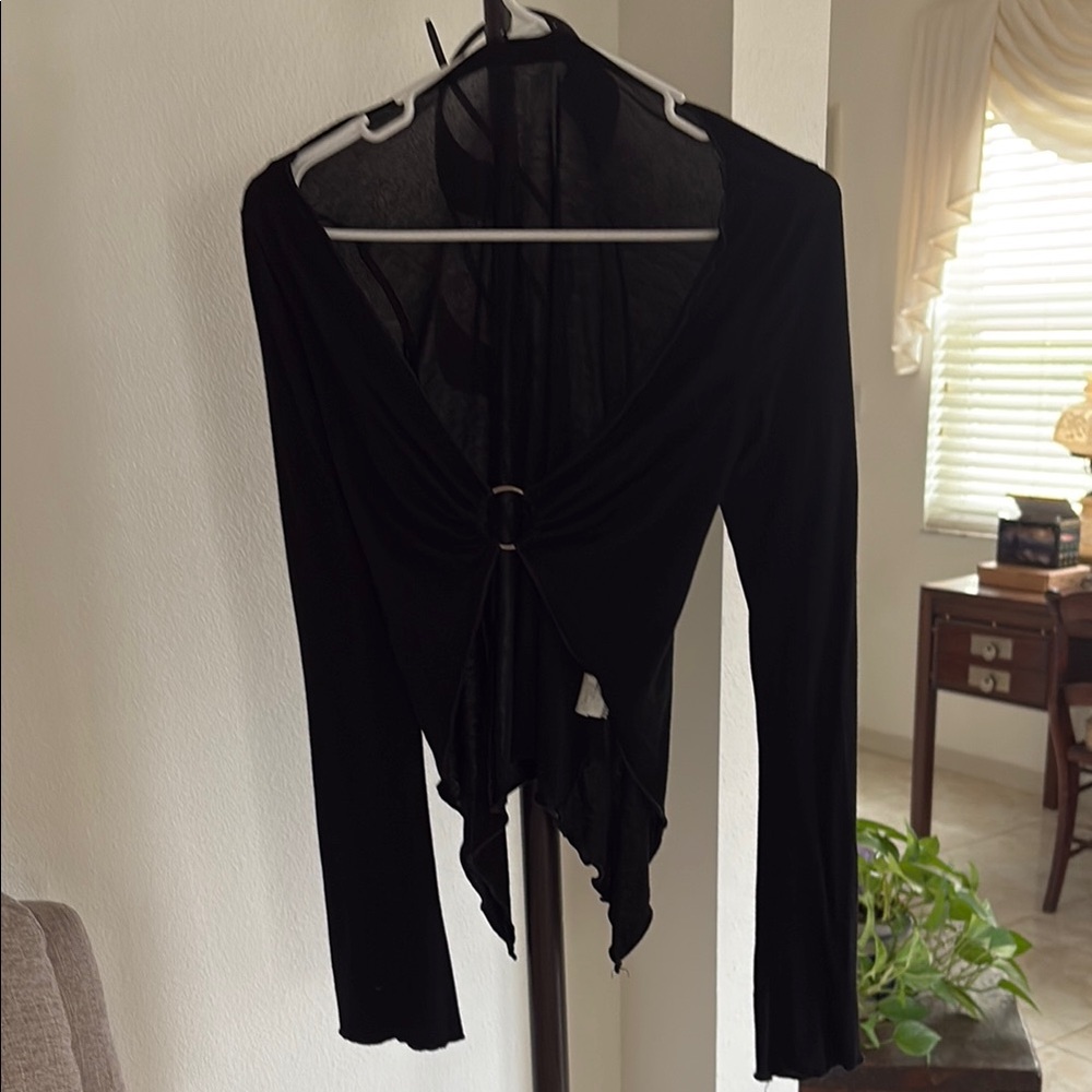 Elegant Black Women's Top